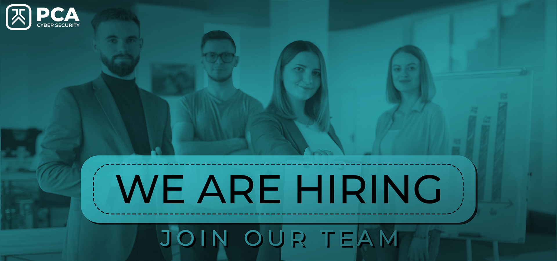 We are hiring with logo We are hiring with logo